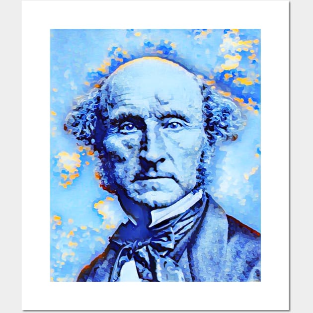 John Stuart Mill Portrait | John Stuart Mill Artwork | John Stuart Mill Painting 13 Wall Art by JustLit